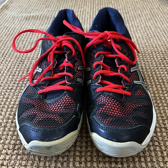 ASICS Gel Solution Speed. Blue and red. Womens 9 1/2. - Picture 8 of 11